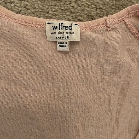 Wilfred Scoopneck Pink Tee XXS - Picture 2 of 3